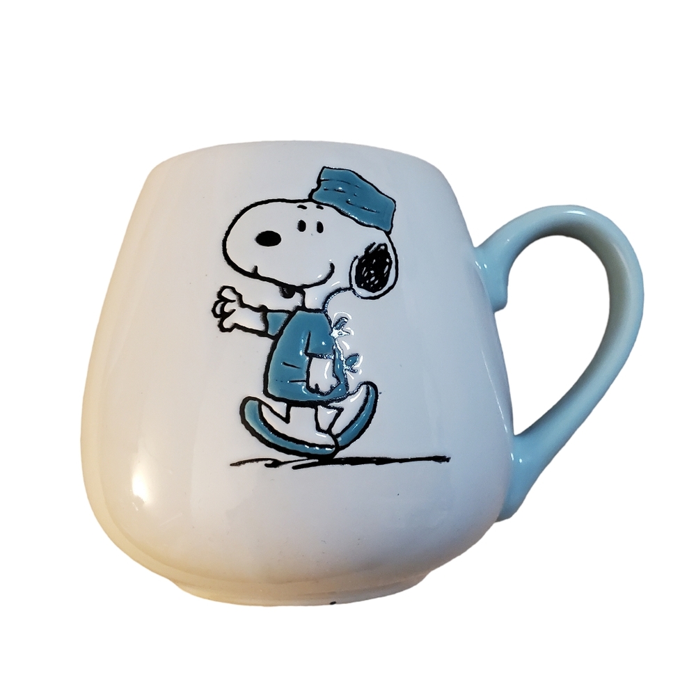 New Peanuts Snoopy Mug Doctor Nurse Scrubs Thank You Coffee Mug by Gibson